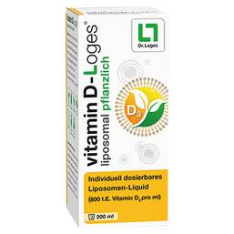Abbildung: Vitamin D-Loges liposomal pflanzlich - Flüssigkeit zum Einnehmen Flüssigkeit zum Einnehmen, 200 ml PZN 17525942