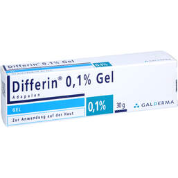 Abbildung: Differin 0,1% Gel 30 g, Gel PZN 17526752
