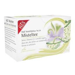 Abbildung: H&S Misteltee mit Selen und Vitaminen Filterbeutel 20X2 g, Filterbeutel PZN 17529928