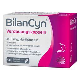 Abbildung: BilanCyn® Verdauungskapseln 50 St, Kapseln PZN 17536590