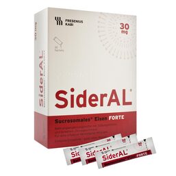 Abbildung: Sideral Eisen Forte 30 mg Zitrusfrucht Sach.Granulat 30 St, Granulat PZN 17543650