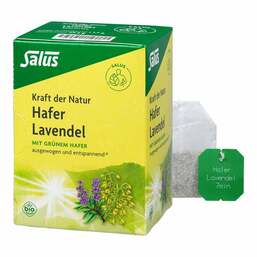Abbildung: Hafer Lavendel Tee Bio Salus Filterbeutel 15 St, Filterbeutel PZN 17559384