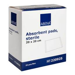 Abbildung: Saugkompressen steril 20x20 cm 25 St, Kompressen PZN 17562541