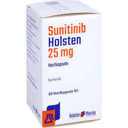 Abbildung: Sunitinib Holsten 25 mg Hartkapseln 30 St, Hartkapseln PZN 17569885