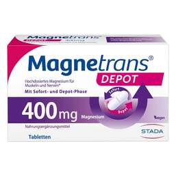 Abbildung: Magnetrans Depot 400 mg Tabletten Tabletten, 20 St PZN 17572628