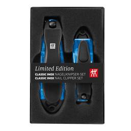 Abbildung: Zwilling Classic Inox Nagelknipser Set 2teilig blau 1 P, Kombipackung PZN 17575420