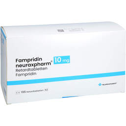 Abbildung: Fampridin neuraxpharm 10 mg Retardtabletten 196 St, Retard-Tabletten PZN 17579180
