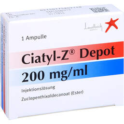 Abbildung: Ciatyl Z Depot 200 mg / ml Injektionslösung 1X1 ml, Injektionslösung PZN 17580214