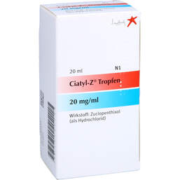 Abbildung: Ciatyl-Z Tropfen 20 mg / ml 20 ml, Lösung zum Einnehmen PZN 17580266