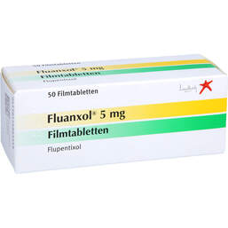 Abbildung: Fluanxol 5 mg Filmtabletten 50 St, Filmtabletten PZN 17580355
