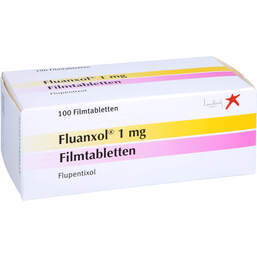 Abbildung: Fluanxol 1 mg Filmtabletten 100 St, Filmtabletten PZN 17580361