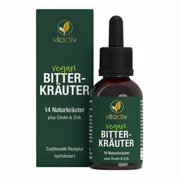 Abbildung: Vitactiv Bitterkräuter Tropfen 50 ml, Tropfen PZN 17581283