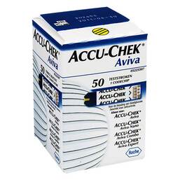 Abbildung: Accu-Chek Aviva Teststreifen Plasma 50 St, Teststreifen PZN 17583454