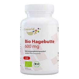 Abbildung: Hagebutte 600 mg Bio Kapseln 120 St, Kapseln PZN 17584330