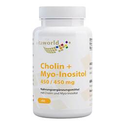 Abbildung: Cholin & Inositol 450 mg / 450 mg Kapseln 60 St, Kapseln PZN 17584376