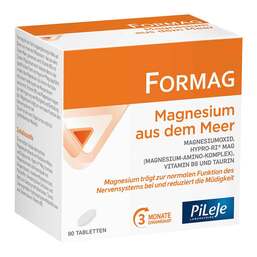 Abbildung: Formag Magnesium aus dem Meer Tabletten 90 St, Tabletten PZN 17584413
