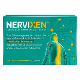 Abbildung: Nervixen Tabletten 20 St, Tabletten PZN 17585660