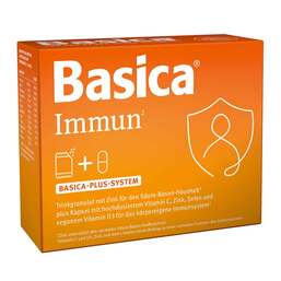 Abbildung: Basica Immun Trinkgranulat + Kapsel 7 St, Kombipackung PZN 17586205