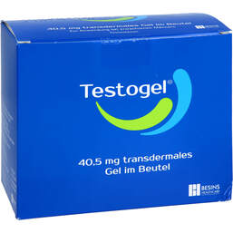 Abbildung: Testogel 40,5 mg transdermales Gel im Beutel 1X90 St, Gel PZN 17587742