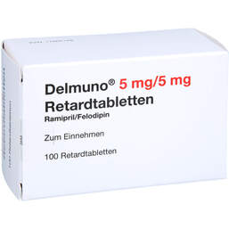 Abbildung: Delmuno 5 / 5 mg Retardtabletten 100 St, Retard-Tabletten PZN 17602128
