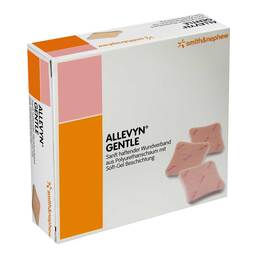 Abbildung: Allevyn Gentle 10x10 cm Schaumverband  5 St, Verband PZN 17606215