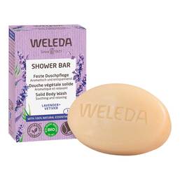 Abbildung: Weleda feste Duschpflege Lavender + Vetiver 75 g PZN 17607539