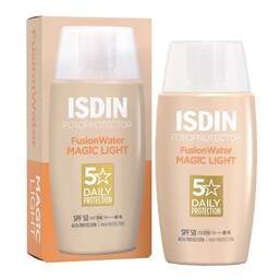 Abbildung: Isdin Fotoprotector Fusion Water Magic light Color SPF 50 50 ml, Creme PZN 17618388