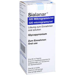 Abbildung: Sialanar 320 Mikrogramm / ml Lösung zum Einnehmen 60 ml, Lösung zum Einnehmen PZN 17627909