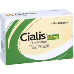 Abbildung: Cialis 10 mg Filmtabletten 4 St, Filmtabletten PZN 17637144