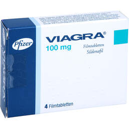 Abbildung: Viagra 100 mg Filmtabletten 4 St, Filmtabletten PZN 17637196