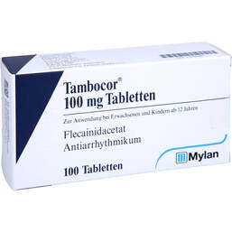 Abbildung: Tambocor Tabletten 100 St, Tabletten PZN 17638385