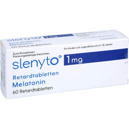 Abbildung: Slenyto 1 mg Retardtabletten 60 St, Retard-Tabletten PZN 17639373