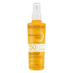 Abbildung: Bioderma Photoderm Spray SPF 50 + für trockene, sonnenempfindliche Haut 200 ml, Spray PZN 17669925