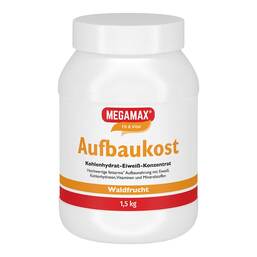 Abbildung: Megamax Aufbaukost Waldfrucht Pulver 1.5 kg, Pulver PZN 17670466