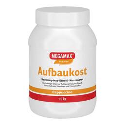 Abbildung: Megamax Aufbaukost Cappuccino Pulver 1.5 kg, Pulver PZN 17670549
