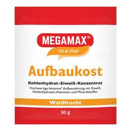 Abbildung: Megamax Aufbaukost Waldfrucht Pulver 30 g, Pulver PZN 17670584