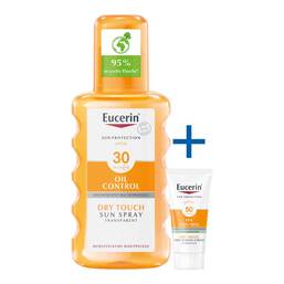 Abbildung: Eucerin Sun Oil Control Body transparent Spray LSF 30 Spray, 200 ml PZN 17674903