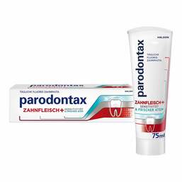Abbildung: Parodontax Zahnfleisch + Sensitivität & frisch.Atem 75 ml, Zahnpasta PZN 17756104