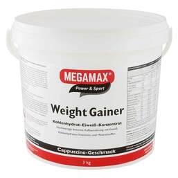 Abbildung: Weight Gainer Megamax Cappuccino Pulver 3 kg, Pulver PZN 17819448