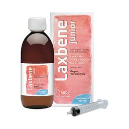 Abbildung: Laxbene® junior 500 mg Lösung für Kinder von 6 Monaten - 8 Jahre Lösung zum Einnehmen, 500 ml PZN 17820227