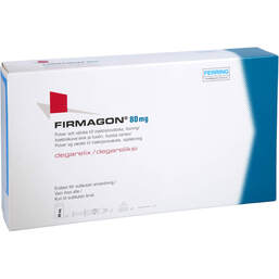 Abbildung: Firmagon 80 mg Pulver und Lösungsmittel z.Her.einer Injektionslösung 1 St, Pulver u. Lösungsmittel zur Herstellung einer Injektionslsg. PZN 17824662