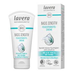 Abbildung: Lavera basis sensitiv Feuchtigkeitscreme 50 ml, Tagescreme PZN 17828074