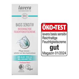 Abbildung: Lavera basis sensitiv reichhalt.Feuchtigkeitscreme 50 ml, Tagescreme PZN 17828080 