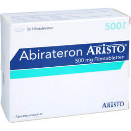 Abbildung: Abirateron Aristo 500 mg Filmtabletten 56 St, Filmtabletten PZN 17829955