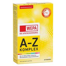 Abbildung: Wepa A-Z Komplex Tabletten 60 St, Tabletten PZN 17830349