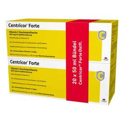 Abbildung: Centricor Forte Vitamin C Durchstechflasche 200 mg/ml Injektionslösung 20X50 ml, Injektionslösung PZN 17830444