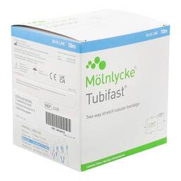 Abbildung: Tubifast 2-Way Stretch 7,5 cmx10 m blau 1 St, Verband PZN 17833997