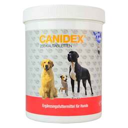 Abbildung: Canidex Kautabletten für Hunde 250 St, Kautabletten PZN 17834809