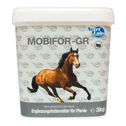 Abbildung: Mobifor GR Mikronährstoffe Pulver für alte Pferde 3 kg, Pulver PZN 17835306