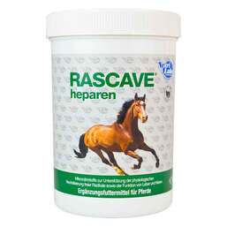 Abbildung: Rascave heparen Pulver für Pferde 500 g, Pulver PZN 17835370